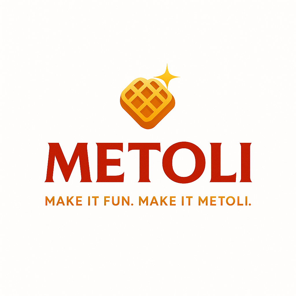 METOLİ Mini Waffle Makinesi – Kompakt, Yapışmaz, 500W