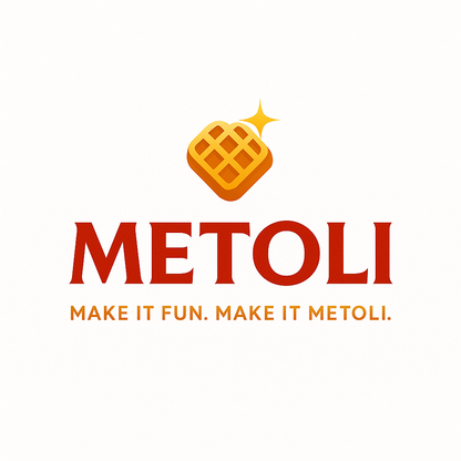 METOLİ Mini Waffle Makinesi – Kompakt, Yapışmaz, 500W